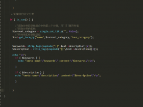 WordPress自定义分类法的判断 is_tax() 以及自定义分类页输出关键字、描述
