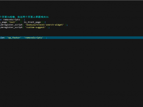 WordPress中使用wp_deregister_script移除定义的js脚本