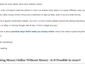国外nichehacks:如何在2020年不支付任何费用利用网上免费赚钱?
