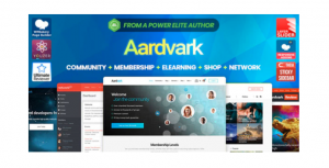 Aardvark - Community, Membership, BuddyPress Theme