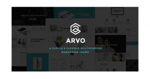 Arvo Clever Flexible Multipurpose WordPress Theme