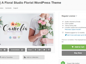 WordPress花卉工作室主题 Camelia v1.2.4 免费下载