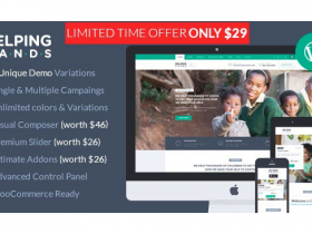 WordPress 慈善主题 HelpingHands v2.7.4 免费下载