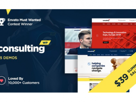 WordPress 商务金融主题 Consulting v5.0.1 免费下载