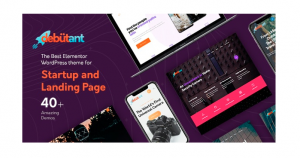 Debutant-Elementor-Landing-Page-WP-theme