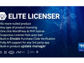 WordPress 软件许可证管理器 Elite Licenser v2.1 免费下载