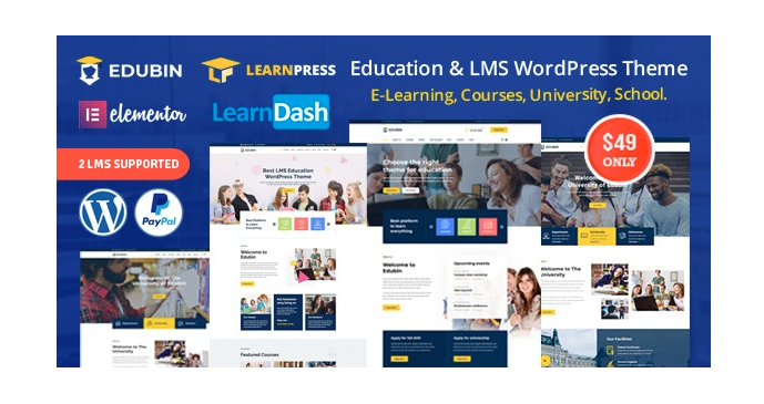 Edubin - Education WordPress Theme