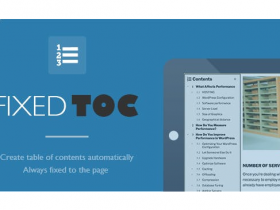 WordPress 目录插件 Fixed TOC v3.1.17 免费下载