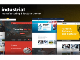WordPress 企业工厂主题 Industrial v1.3.1 免费下载