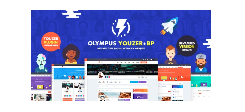 Olympus - Powerful BuddyPress Theme for Social Networking