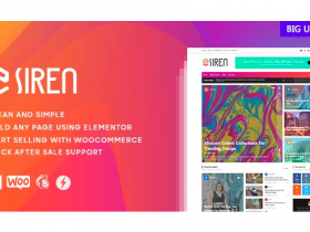 WordPress 新闻杂志主题 Siren v1.0.4 免费下载