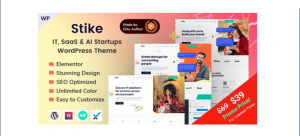 Stike IT Startups WordPress Theme