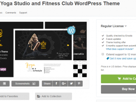 WordPress瑜伽工作室和健身俱乐部主题 Tantra v1.0.4 免费下载