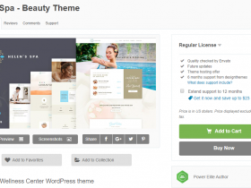 WordPress健康医疗主题 Helen’s Spa v2.0 免费下载