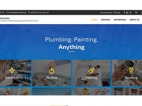 WordPress 装修业务主题 Bluecollar v2.5.2 免费下载