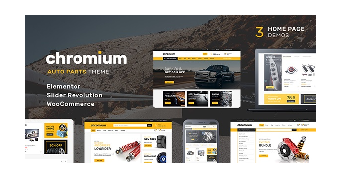 Chromium-Auto-Parts Shop-WordPress-WooCommerce-Theme