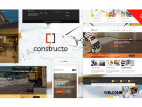 WordPress 建筑公司主题 Constructo v4.1.4 免费下载