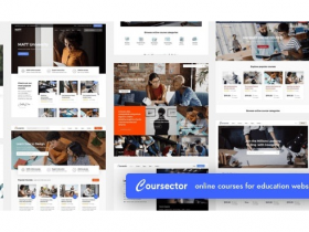 WordPress LMS教育主题 Coursector v1.3.1 免费下载