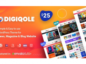 WordPress 新闻杂志主题 Digiqole v1.2.3 免费下载
