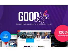 WordPress 杂志和报纸主题 GoodLife v4.1.7.1 免费下载