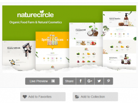 WordPress WooCommerce有机主题 NatureCircle v1.0.5 免费下载