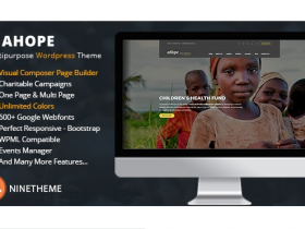 WordPress 非营利性和慈善主题 Ahope v2.2.9 免费下载