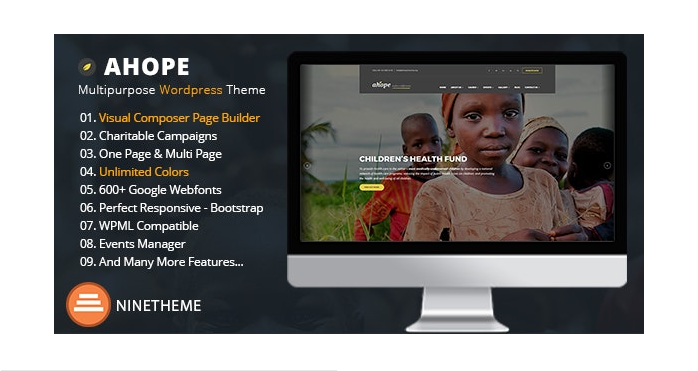 Nonprofit-WordPress-Theme-Ahope