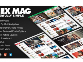 WordPress 响应式新闻主题 Flex Mag v3.2.0 免费下载