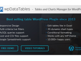 WordPress 表格和图表插件 wpDataTables v2.8.3 免费下载